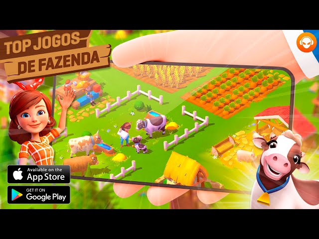 ‍ Os MELHORES jogos de FAZENDA mobile Grátis  Viva a experiência AGRÍCOLA  em suas mãos [2023] 